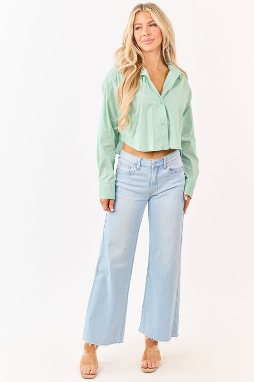 Button Up Shirts for Women with Boxy Fit & Stripes | Stylish Top for Effortless Outfits 1