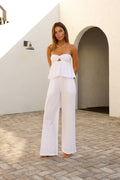 Cotton Pants Women with Elastic Waist – Stylish 0