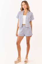 Cotton Top & Shorts Set | Women's Outfit with Breathable Fabric | Stylish Summer Look for Comfort 1