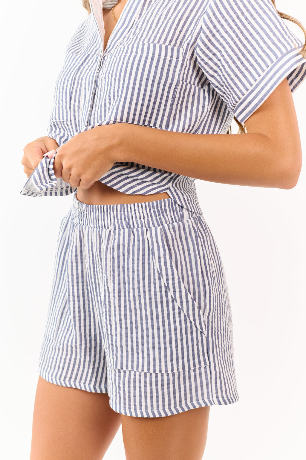 Cotton Top & Shorts Set | Women's Outfit with Breathable Fabric | Stylish Summer Look for Comfort 5