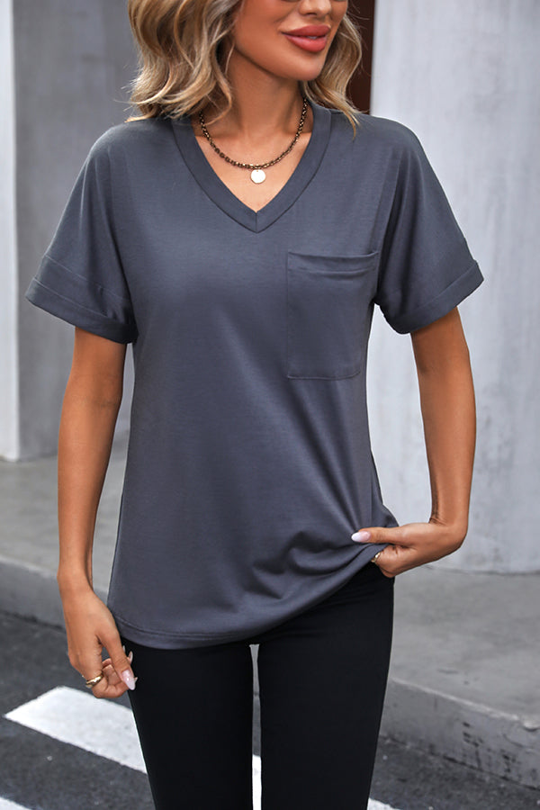 Emma | Comfortable Versatile V Neck Tops 1