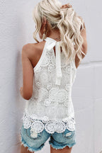 Emma | Elegant Chic Lace Halter Top 4