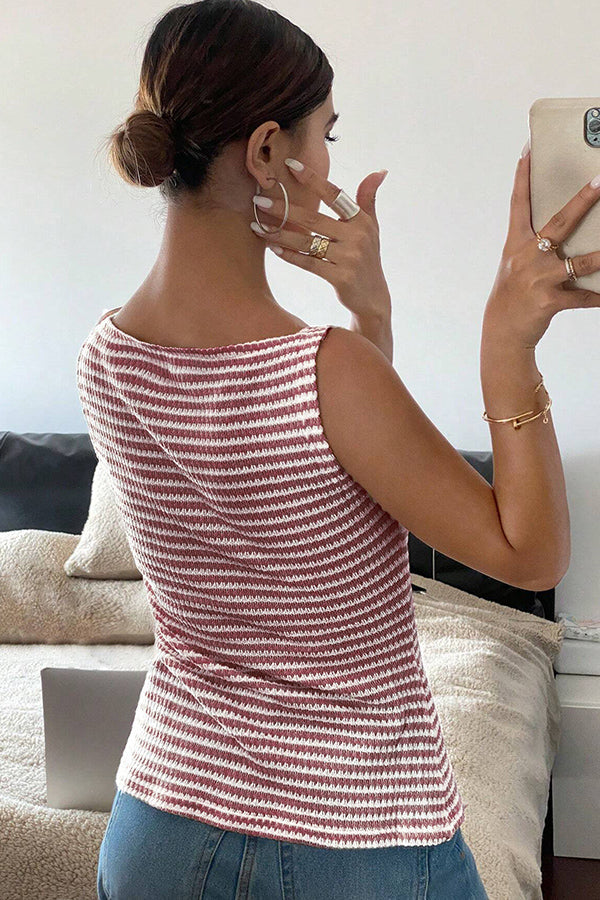 Emma | Stylish Trendy Stripe Print Casual Top 4