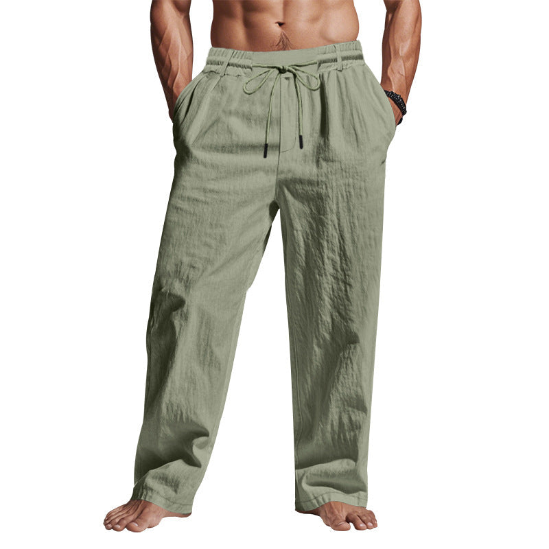 Essential Linen Pants Relaxed Fit With Elastic Waist For All Day 4