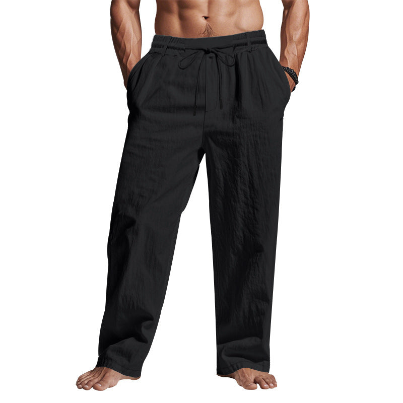 Essential Linen Pants Relaxed Fit With Elastic Waist For All Day 5