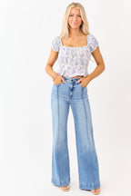 Flare Jeans Women with High Rise & Stretchy Fabric Flattering Fit 5
