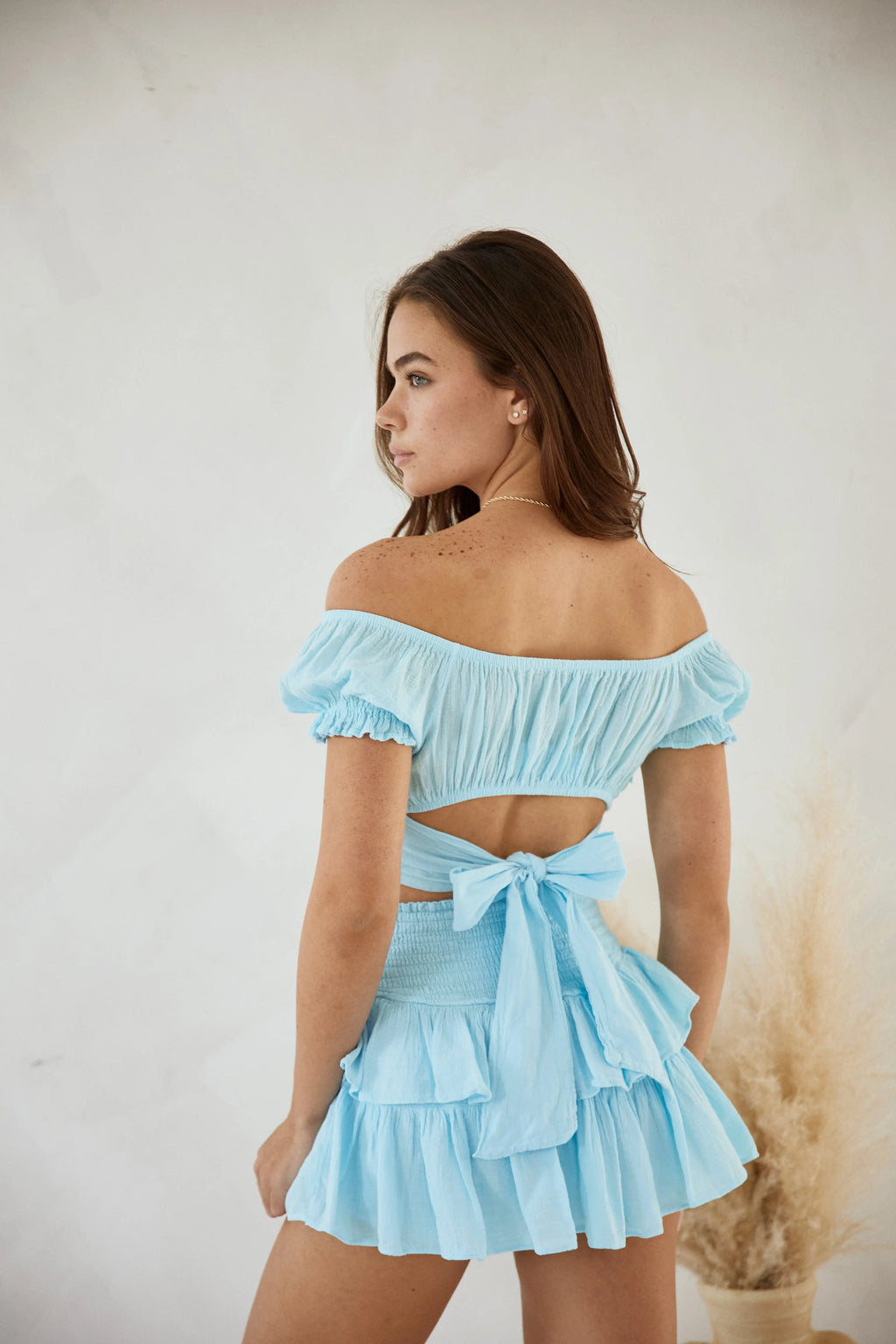 Flared Ruffle Skirt with Attached Shorts 3