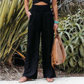 High-Waist Wide Leg Trousers with Airy Comfort 0