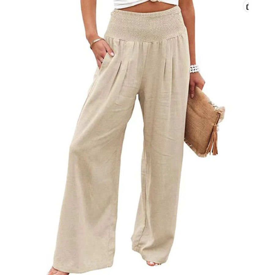 High-Waist Wide Leg Trousers with Airy Comfort 4