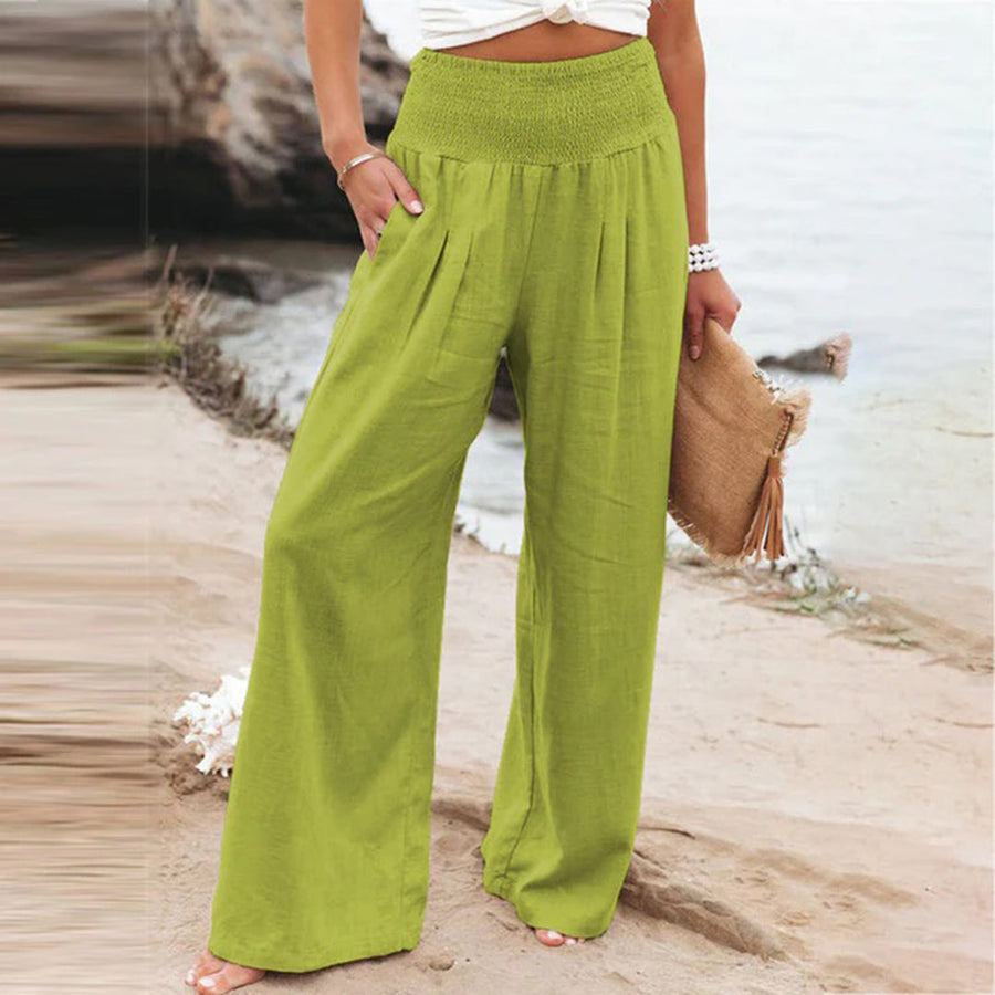 High-Waist Wide Leg Trousers with Airy Comfort 5