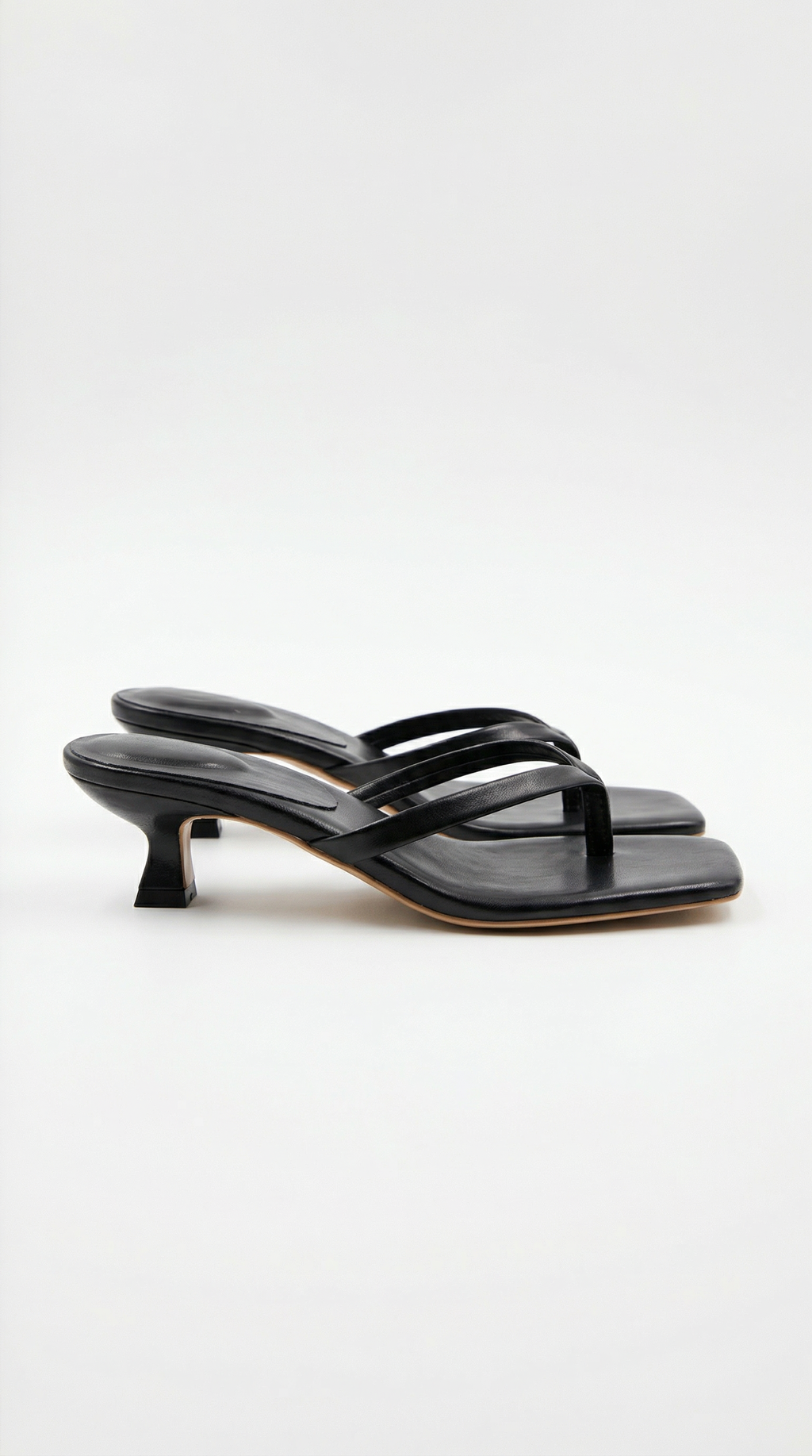 Jessica Collection | Women's Sandals with Kitten Heel & Cushioned Insole | Minimalist Design for All-Day Comfort 0