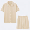 Knit Lounge Set With Breathable Fabric Versatile Comfort 0