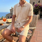 Knit Lounge Set With Breathable Fabric Versatile Comfort 1