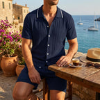 Knit Lounge Set With Breathable Fabric Versatile Comfort 5