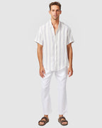 Linen Lounge Pants Lightweight Breathable Fabric With Elastic 2