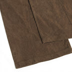 Men's Brown Corduroy Pants with Relaxed Fit – Textured Fabric 4