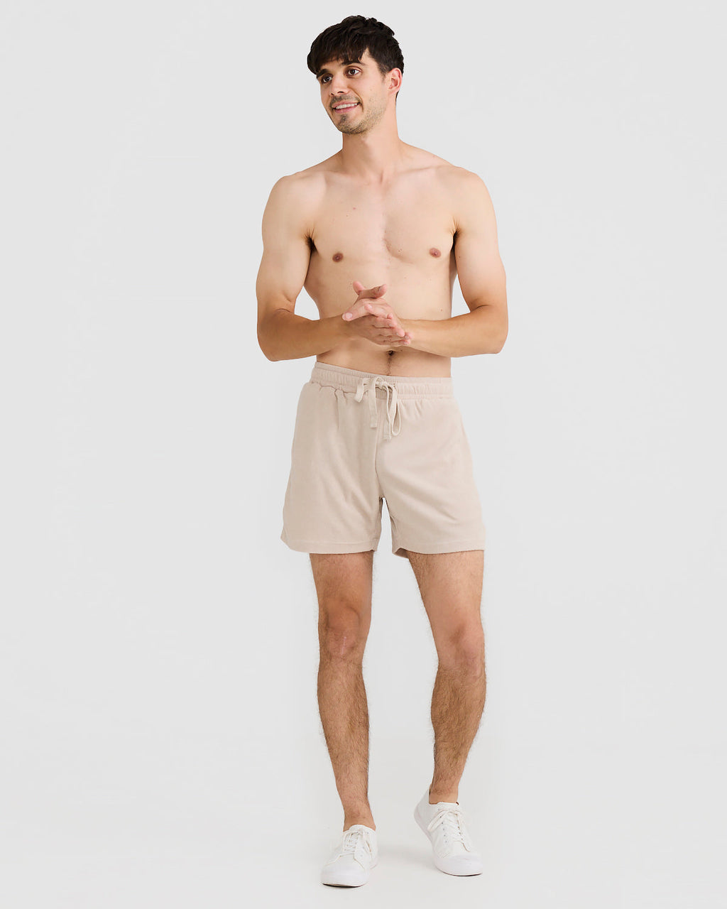 Men's Cotton Shorts with Elastic Waistband 1
