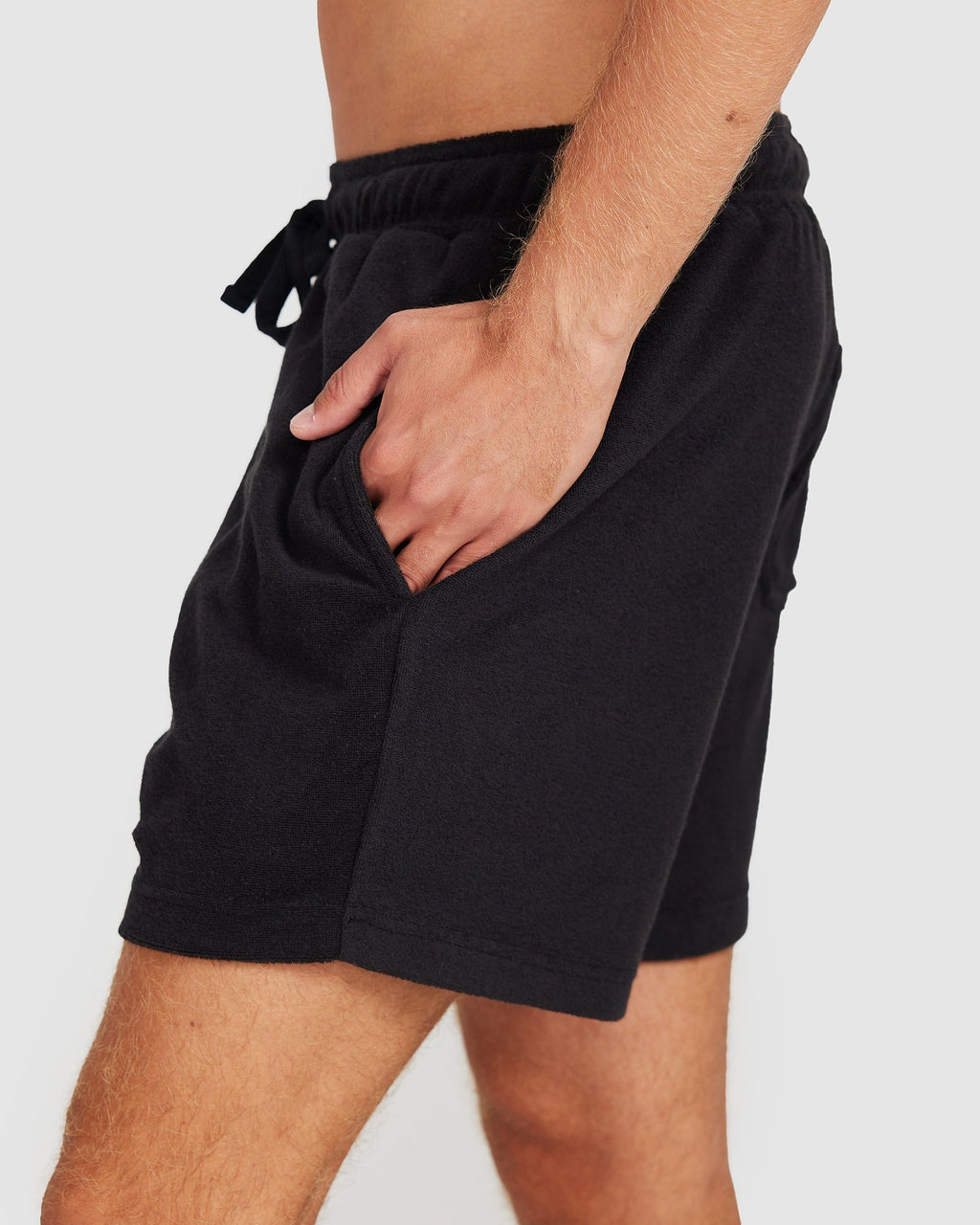 Men's Cotton Terry Shorts with Relaxed Fit 2