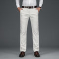 Men's Dress Pants with 4-Way Stretch & Moisture-Wicking 0