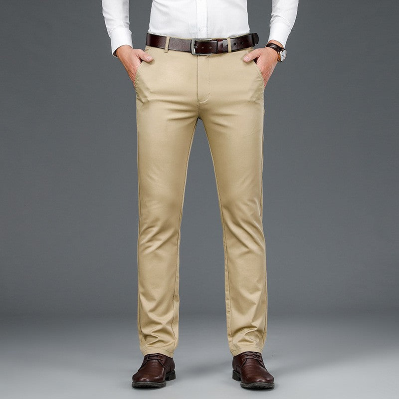 Men's Dress Pants with 4-Way Stretch & Moisture-Wicking 6