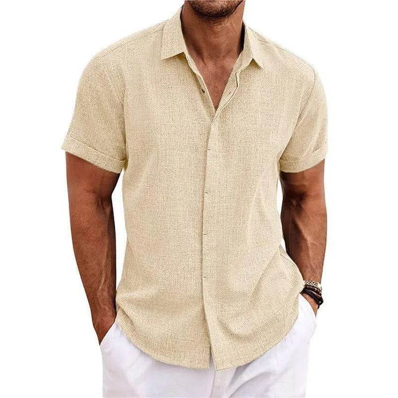 Men's Dress Shirt with Cuffed Sleeves – Slim 2