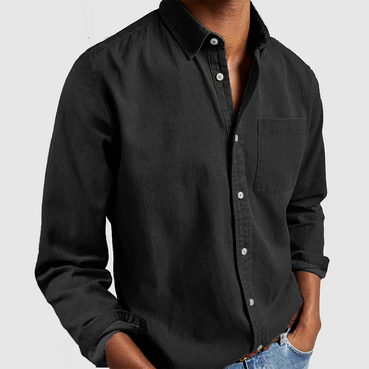Men's Dress Shirt with Front Pocket Lightweight Fabric for 5