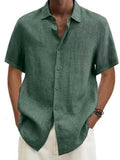 Men's Dress Shirt with Short Sleeves & 0