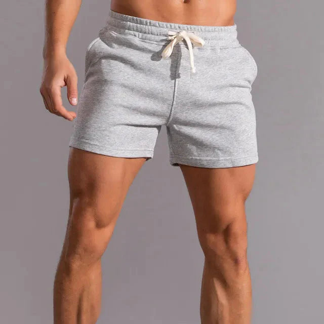 Men's Gym Shorts with Elastic Waist Breathable Fabric for 1