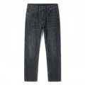 Men's Jeans with Straight Leg Fit & Clean Dark Wash – Durable 0