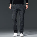 Men's Jeans with Straight Leg Fit & Clean Dark Wash – Durable 4