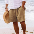 Men's Lightweight Casual Shorts with Adjustable 0