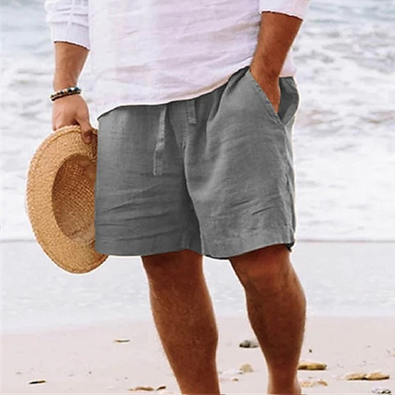 Men's Lightweight Casual Shorts with Adjustable 3