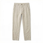 Men's Linen Pants with Relaxed Fit – Breathable Trousers 0