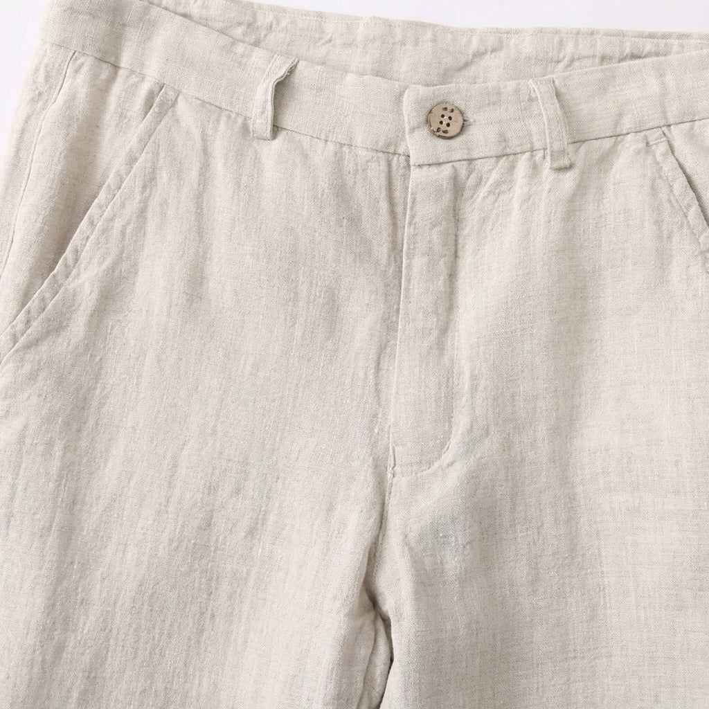 Men's Linen Pants with Relaxed Fit – Breathable Trousers 3