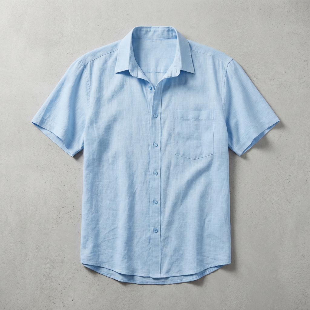 Men's Linen Shirt with Breathable Fabric – Casual Button-Down 2