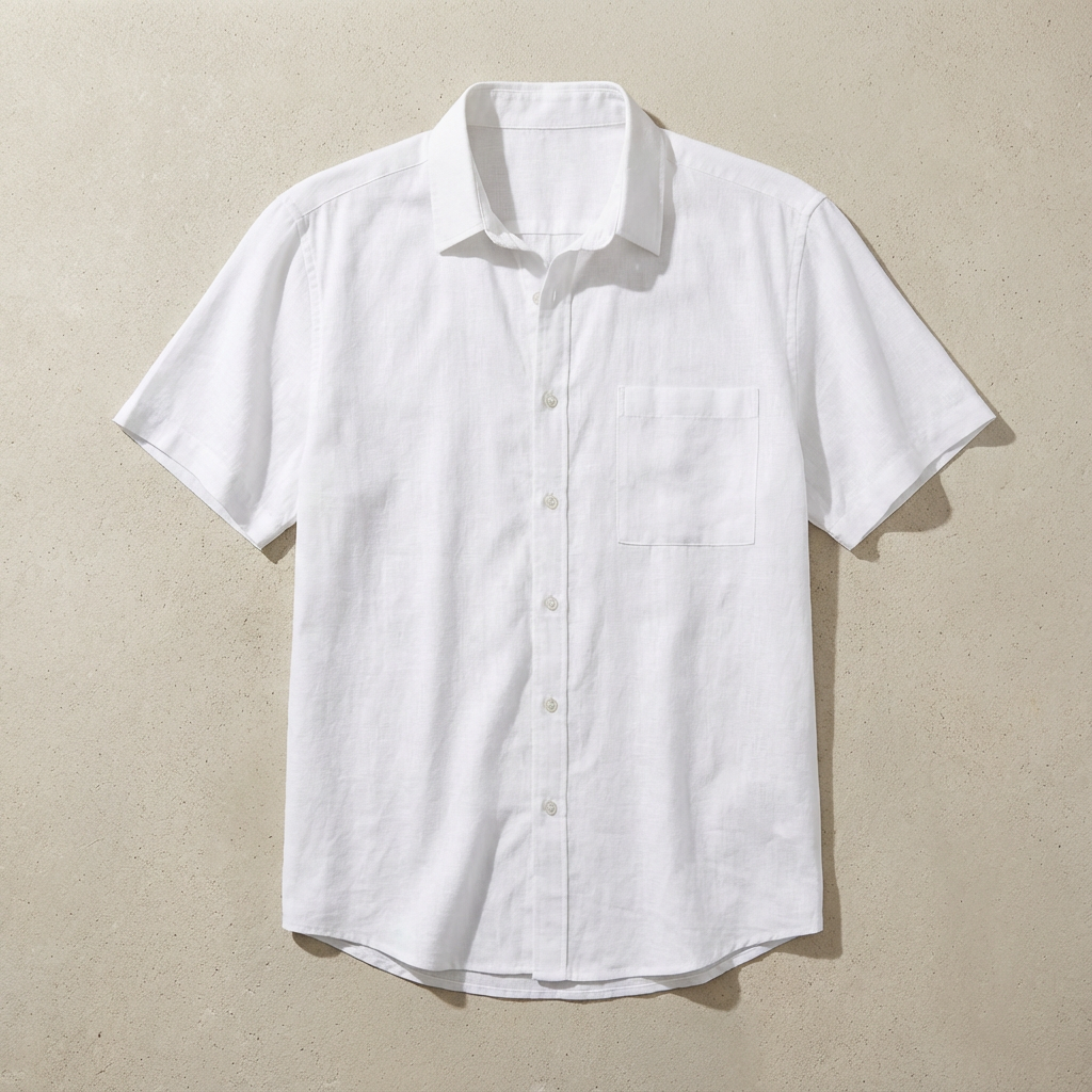 Men's Linen Shirt with Breathable Fabric – Casual Button-Down 4