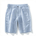 Men's Linen Shorts with Breathable Fabric – Relaxed Fit 0