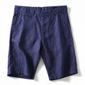 Men's Linen Shorts with Relaxed Tailored Fit 0