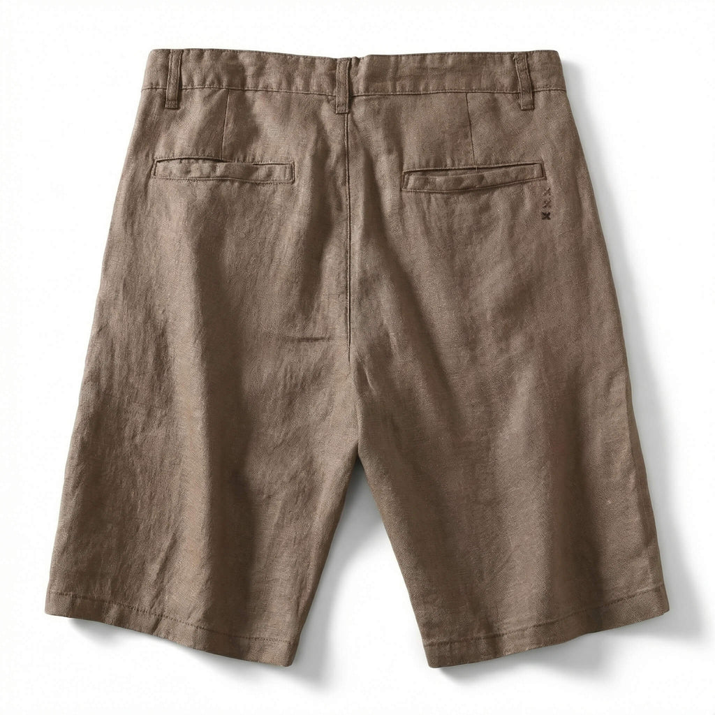 Men's Linen Shorts with Relaxed Tailored Fit 4