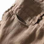 Men's Linen Shorts with Relaxed Tailored Fit 7