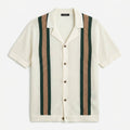 Men's Polo Shirt with Breathable Crochet Knit – Vintage Aesthetic 0