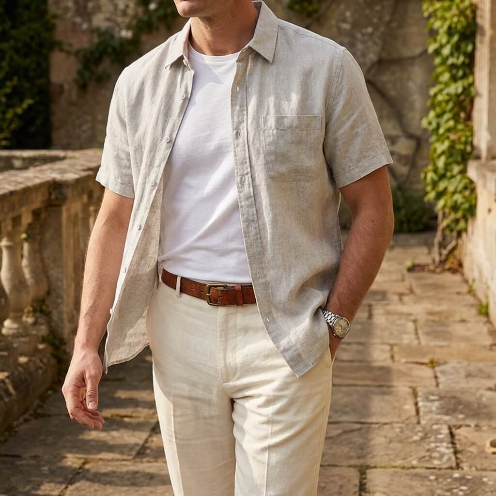 Men's Polo Shirt with Breathable Fabric 1