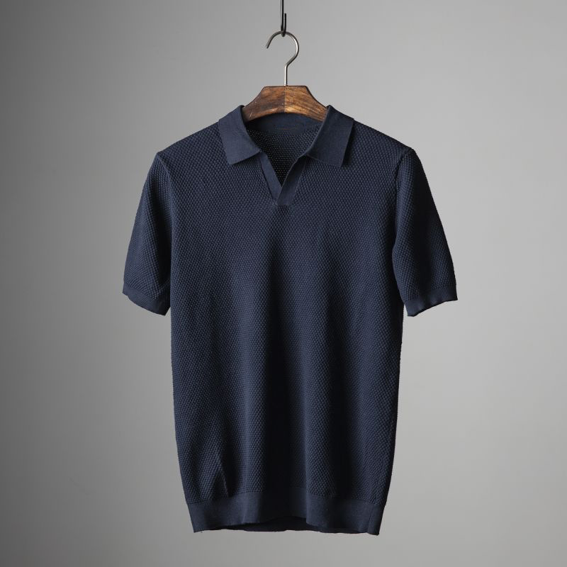 Men's Polo Shirt with Breathable Fabric & 2