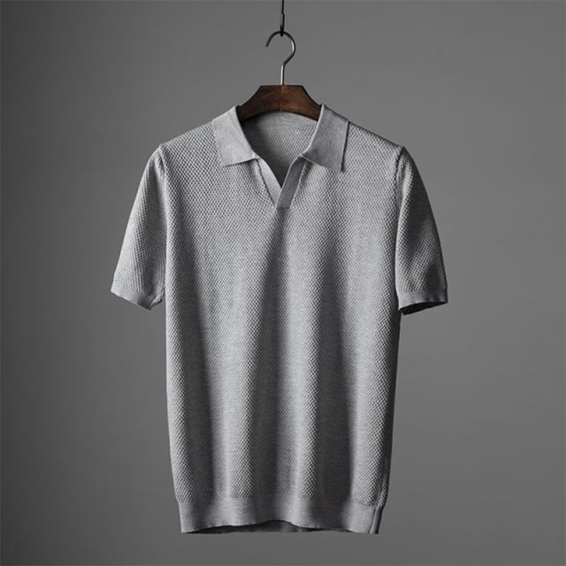 Men's Polo Shirt with Breathable Fabric & 3