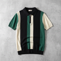 Men's Polo Shirt with Breathable Ice Knit Fabric 0