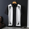 Men's Polo Shirt with Breathable Ice Silk Fabric – Slim Fit for 0