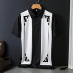 Men's Polo Shirt with Breathable Ice Silk Fabric – Slim Fit for 0