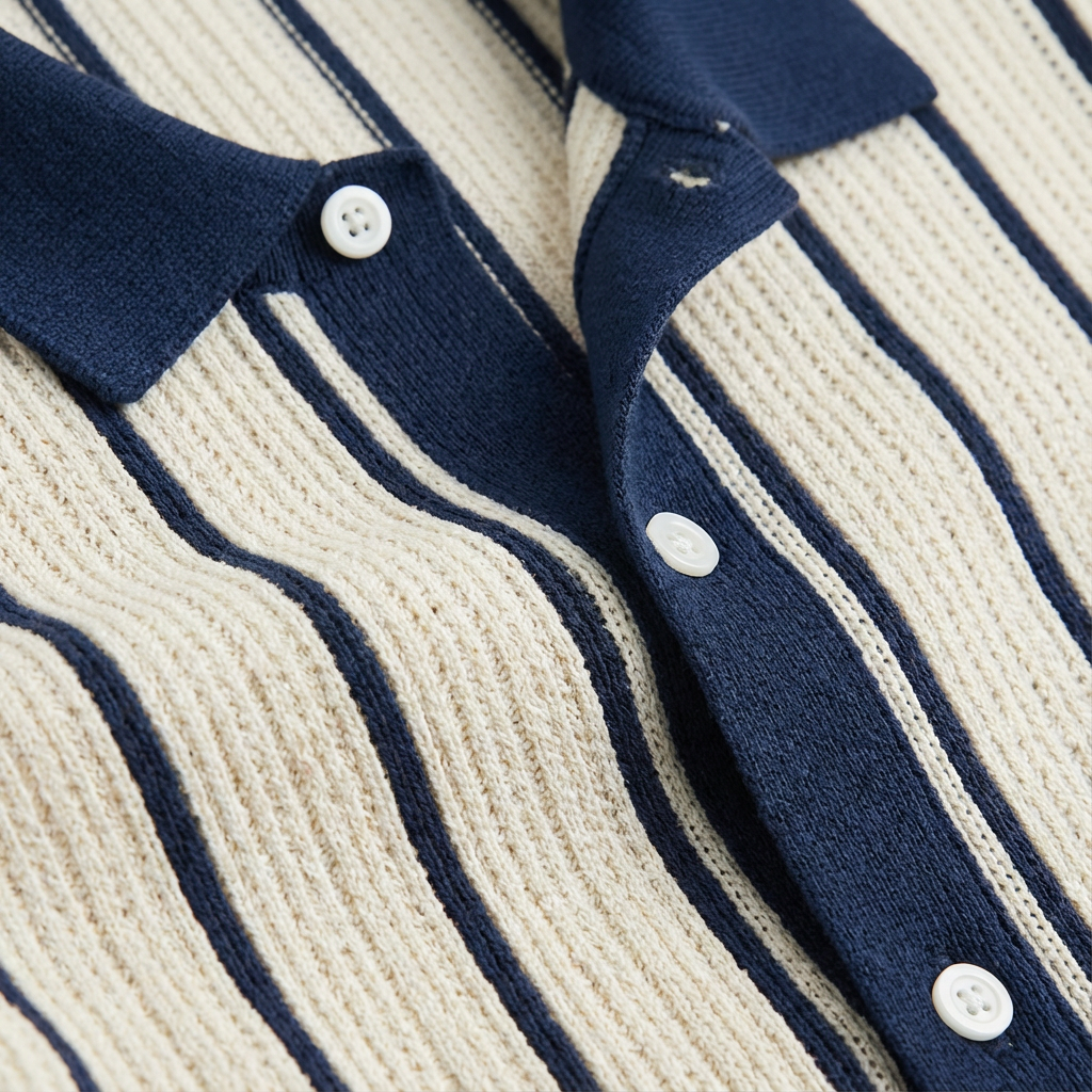 Men's Polo Shirt with Breathable Knit Fabric – Tailored Fit 3