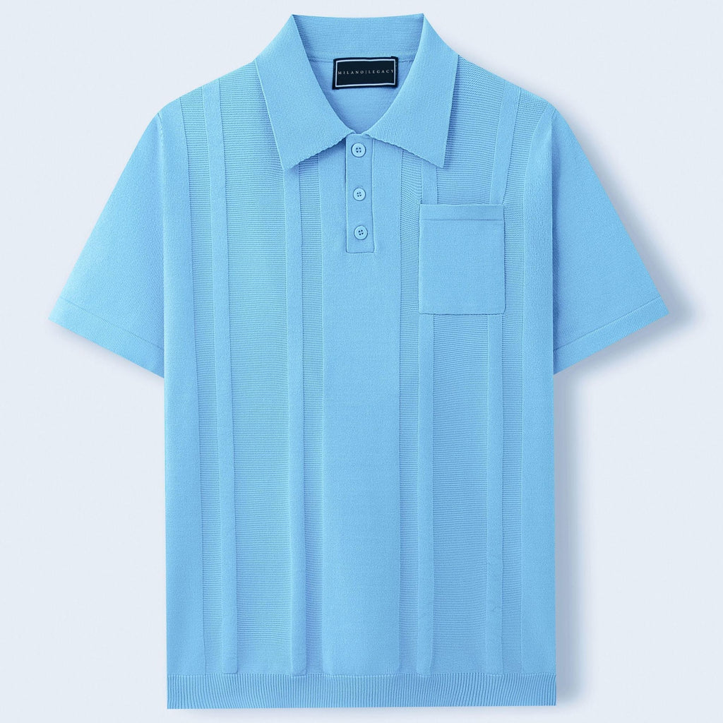 Men's Polo Shirt with Chest Pocket Breathable Fabric for All-Day 4