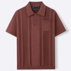 Men's Polo Shirt with Chest Pocket Breathable Fabric for All-Day 5